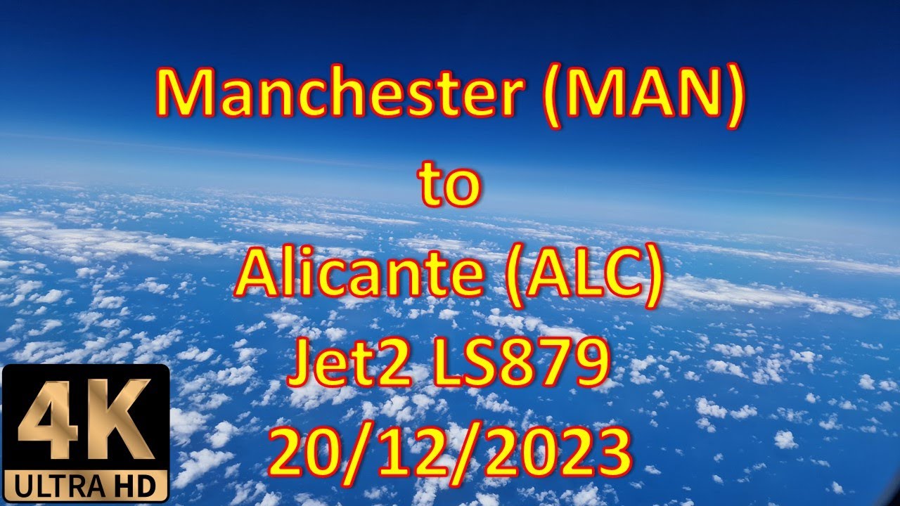 Flight Manchester to Alicante 22/12/23