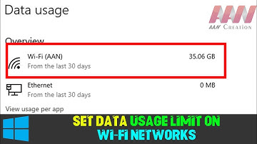 How to Set Data Usage Limit on Wi-Fi Networks on Windows 10