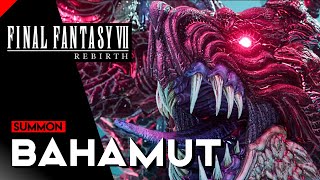 Final Fantasy 7 Rebirth - BAHAMUT ARISEN Summon Boss Fight (Full Might) + Jabberwock |【XCV//】