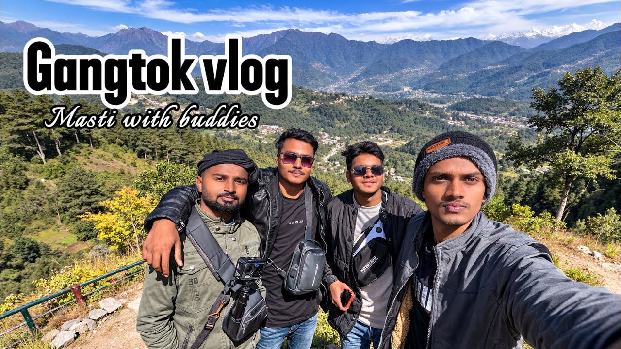 Kolkata to Gangtok bike ride with buddies | Ep-04 | Vlog with masti😜#gangtok #sikkim #motovlogger 