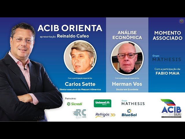 ACIB Orienta AO VIVO - 21/09/2020 - Carlos Sette, Herman Vos e Grupo Mathesis