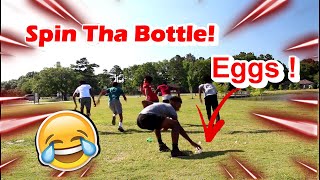 If The Bottle Lands On You...Throw The Eggs !!