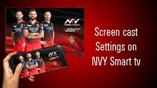 Nvy 32 inch Smart tv | mobile to Tv Screen cast Settings @srilakshminarasimhaelectri7532 #metpally screenshot 2
