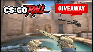 I DEPOSITED MY KNIFE ON CSGOROLL AND GOT A MAX WIN?! GIVEAWAY IN THE DESCRIPTION