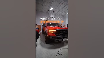 Cold Start - RAM RHO vs RAM TRX