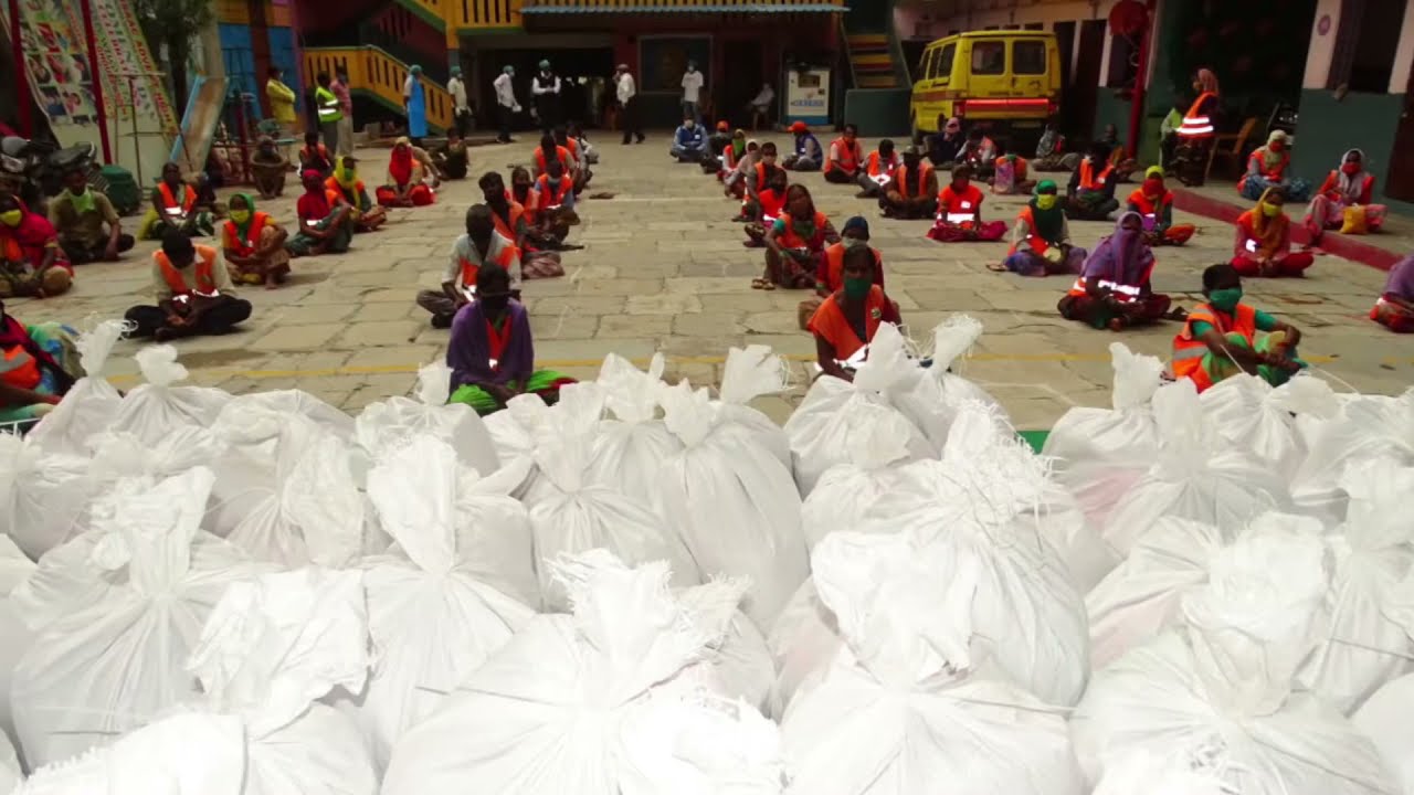 Helping Society Foundation ll COVID-19 Relief ll GHMC Workers ll Groceries kits Distribution.