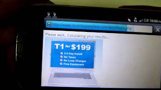 Mytouch 4G Network Speed test screenshot 3