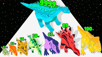 Dinosaur Evolution 3D - Level Up Dinosaur Max Level Gameplay (Dino Run)