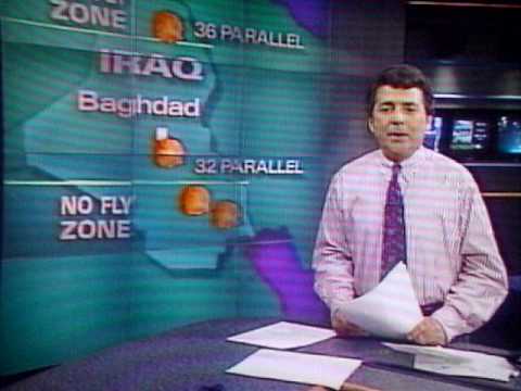 WTVJ / Miami News Open 1992 - Bob Mayer - IRAQ BOM...