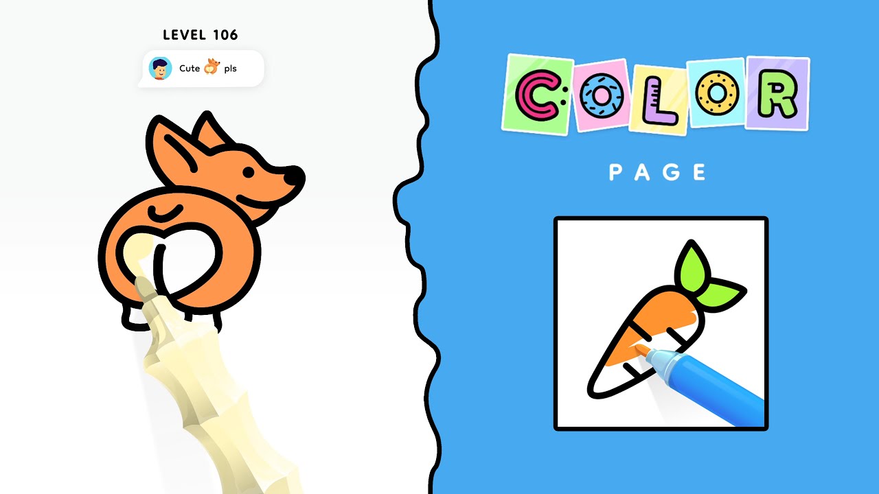 COLOR PAGE ASMR: Levels 106-110 - Gameplay ALL LEVELS | Android and iOS