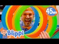 Blippi Learns Tricks at the Circus Center! | BEST OF BLIPPI TOYS | Educational Videos for Kids