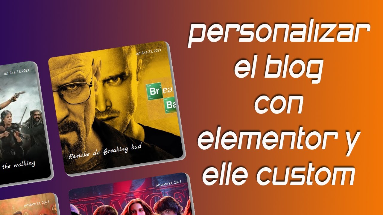 Personalización animada del blog con Elementor pro y custom skin - YouTube