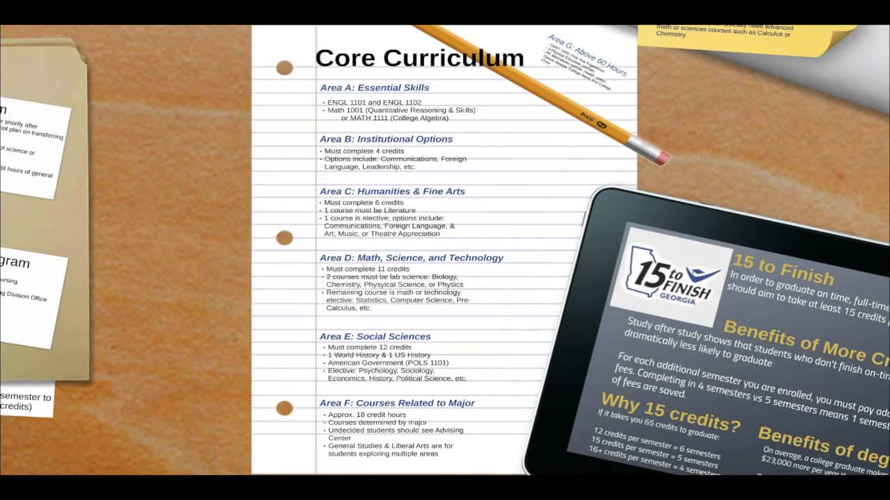 Core Curriculum for Darton State College