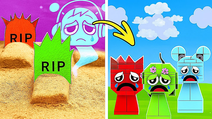 Sprunki Paper vs LEGO Battle! *Incredibox Gamebook & Fun Paper Crafts*