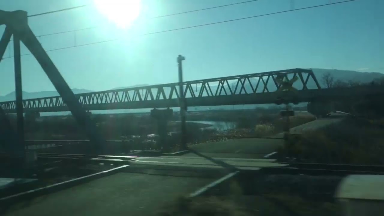 しなの鉄道しなの鉄道線　千曲川橋梁（しなの鉄道）車窓