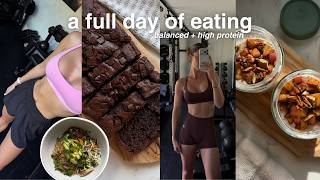 WHAT I EAT & HOW I TRAIN IN A DAY | Easy High Protein Meals + Half Marathon Prep