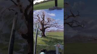 Painting Clapham Common on Location #pleinair #oilpainting #clapham