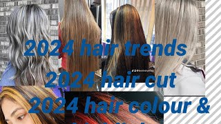 2024 hair trends #hairstyle #trend #haircut #haircolour #haircare #2024trends #2023hairtrends