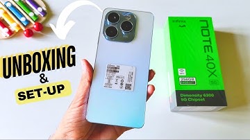 Infinix Note 40x 5g🔥Unboxing, Setup and Camera Test