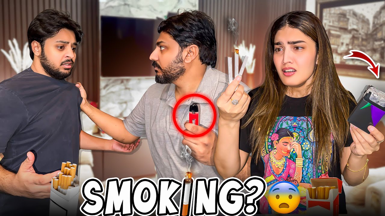 AREEB NY SMOKING START KER DE 😡🚬 | Bhai Ny Gussa Mai Thapar Mar Dea 🤬 | Gari Sy Cigarette Nikal Aye🤯
