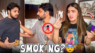 AREEB NY SMOKING START KER DE 😡🚬 | Bhai Ny Gussa Mai Thapar Mar Dea 🤬 | Gari Sy Cigarette Nikal Aye🤯 screenshot 4