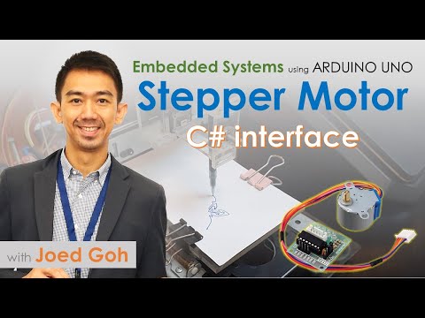 09  Stepper Motors interfaced with C# - CNC Drawing Machine | Embedded Systems Application