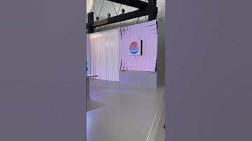 Kinetic LED display at the brand launch event