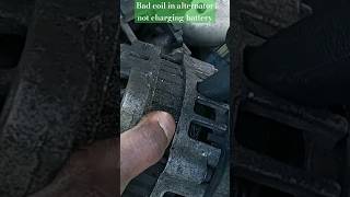 Faulty!!! The danger of a faulty alternator coil affecting your car battery #alternator #cars