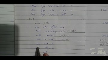 How to Find The Number is Even Or Odd in Assembly Language | Assembly Language | Even Or Odd Numbers