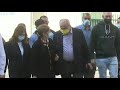 Top Palestinian negotiator's widow arrives at Jerusalem hospital | AFP