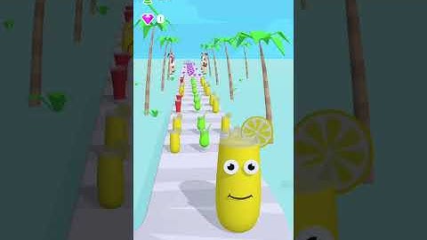 Juice Run 3D Gameplay Walkthrough Android, ios #shorts #voodoo #juicerun #android #ios #mobilegame