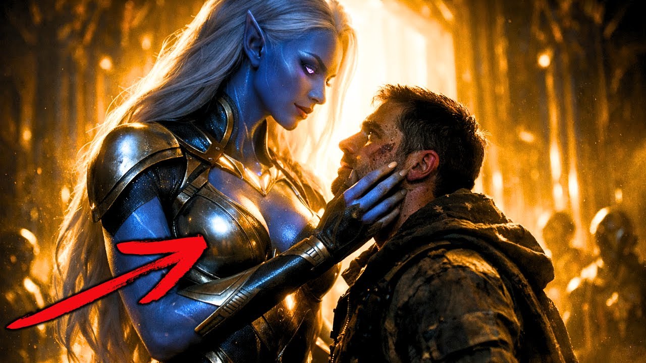 La Reine alien toucha ma cicatrice : 