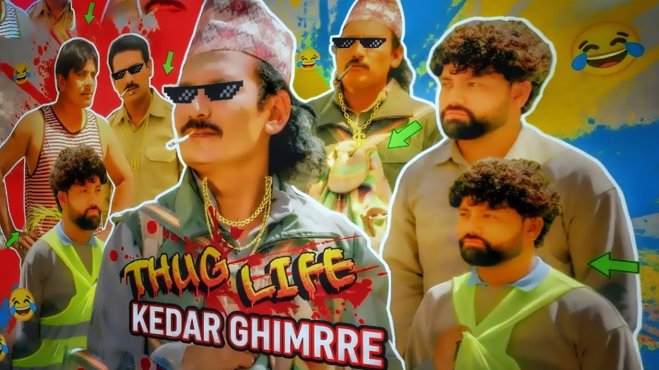 Kedar Ghimire Thug life moments in Magney raja and chaaka panja 5 movie 🤣
