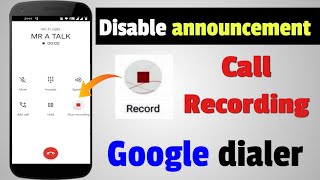 Your call is being recorded message disable |  Call Recording without alert in any android phone