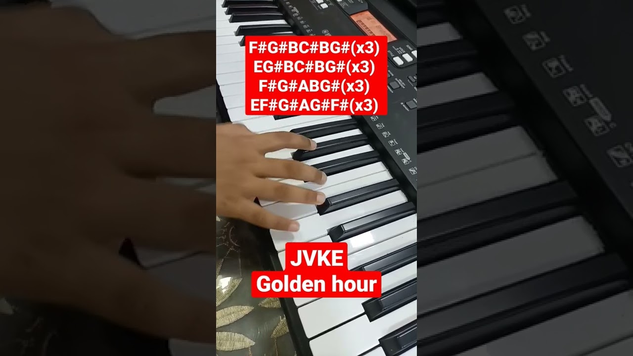Golden Hour Piano Notes Letters - www.inf-inet.com