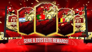 INSANE RED PICK AND ELITE PACK! TOTS SERIE A FUT CHAMPIONS REWARDS