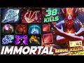Queen of Pain 38 Kills Super Damage - Dota 2 Pro Gameplay [Watch &amp; Learn]