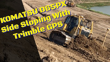 D65PX Grading Slope Trimble GPS