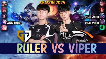 HLE Viper vs GEN Ruler - Viper VARUS vs Ruler ASHE ADC - Patch 15.6 KR Ranked | lolrec