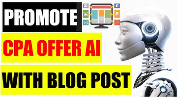 CPA Offer Promotion With Blog | CPA Marketing | Ai Tools  For Marketing | Ordinary Marketer