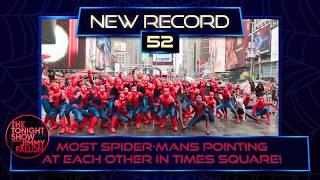 Jimmy and The Tonight Show Break a Spider-Man Record in Honor of Spider-Man: Brand New Day