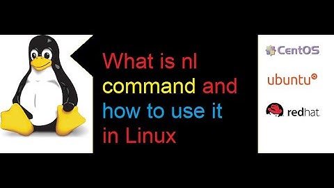 what are the usage of nl command in Linux and how to use with syntax