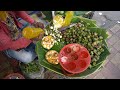 Most Trending Tasty Food Masala Water Fruit | Indian Street Food