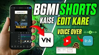 How to Edit Viral PUBG / BGMI Shorts in 5 Minutes | How to Record and Edit Voiceover | Editing Tips