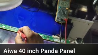 aiwa 38.5 inch Panda Panel Problem fixing 2024 Aiwa