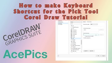 How to Make a Pick Tool Keyboard Shortcut in CorelDraw 2021