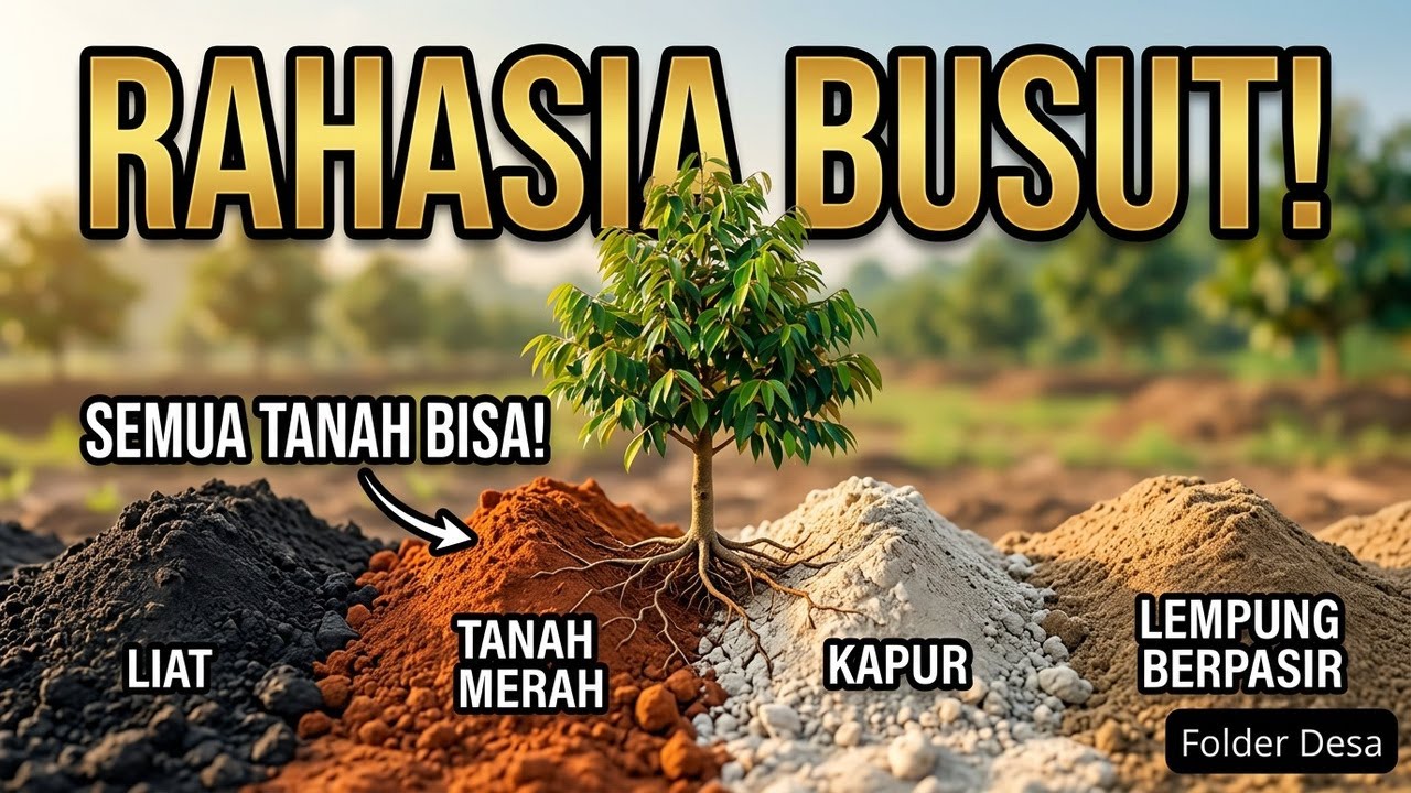 Rahasia Busut Durian di Semua Jenis Tanah! Liat, Kapur, Tanah Merah Sampai Lempung Berpasir