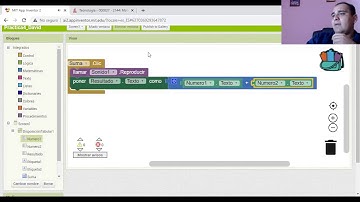 Programando practica Suma en App Inventor