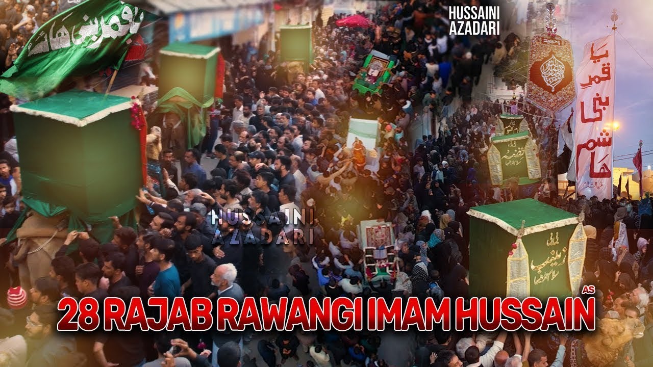 Live 28 Rajab Majlis O Juloose 2026 | Rawangi Imam Hussain as | Jaffer-E-Tayyar