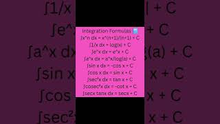📘 Integration Formula Trick | 🔥#maths #education #exam #